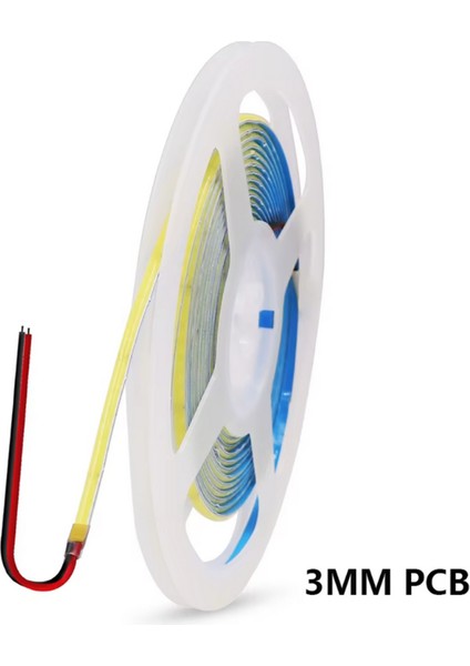 12V Cob Şerit LED 3mm 400 Ledli Ince Esnek Pembe Cob LED IP20 (5 Metre) fiyatları