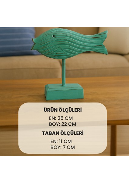 Balık Biblosu Dekoratif Obje Biblo Ayakta Durabilen modelleri