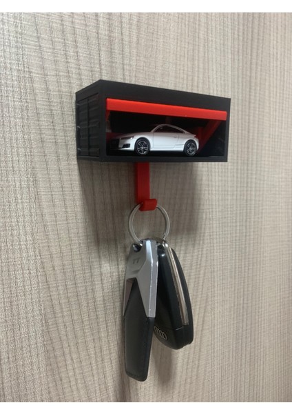 Garaj Anahtarlık -Hotwhells Uyumlu-Araba Figürü Dahil Değildir