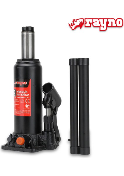 Hidrolik Şişe Kriko 3 Ton