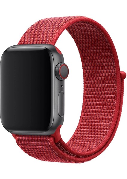 Apple Watch 41/40/38 mm Series 11/10/9/8/7/6/5/4/3/se Kordon Kayış Strap Hasır Örgü - CZ97