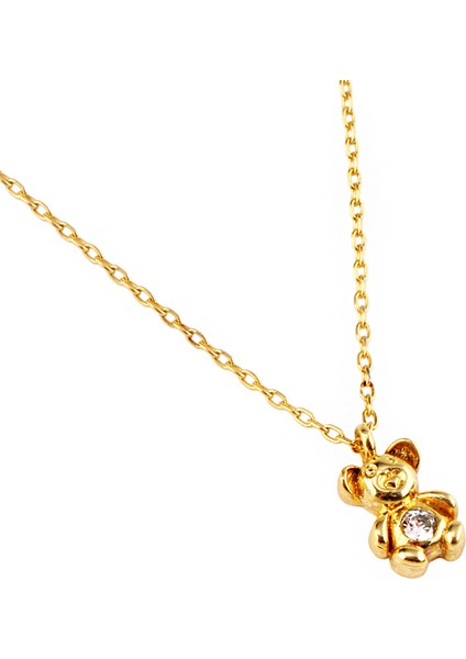 Ayıcık Gümüş Kolye MS3347 fiyatları