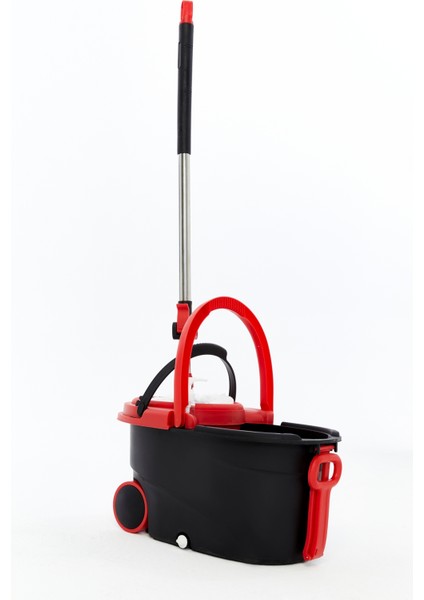 Çekme Aparatlı Tekerlekli Mop Seti – Paslanmaz Çelik Hazneli 360° Döner Başlık modelleri