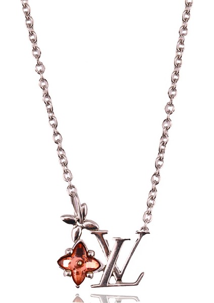 Lius V Gümüş Kolye Ms3374 fırsatları