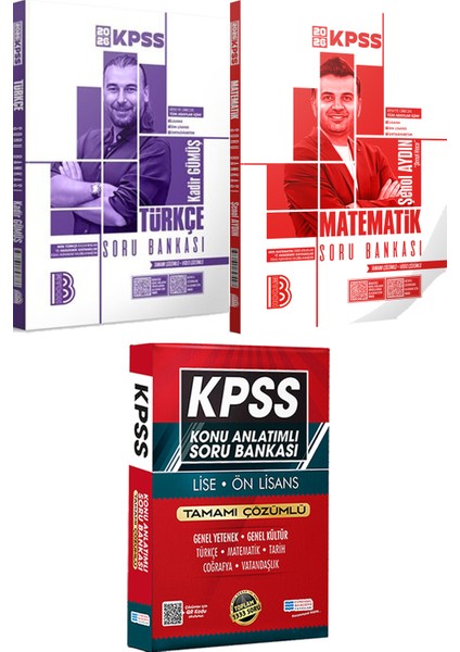 2026 Kpss Türkçe Matematik Tamamı Çözümlü Soru Bankası - Lise Önlisans Konu Ant. Soru