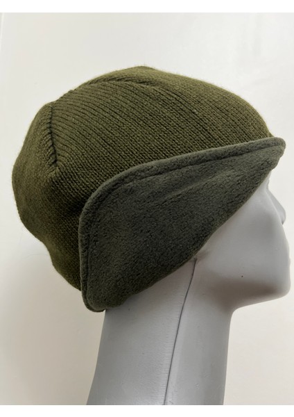 Haki Erkek Yumuşak Polar Içli Kulak Kapatan Kışlık Bere fırsatları