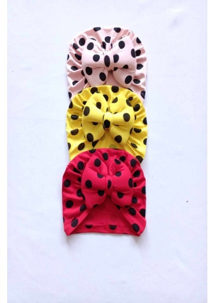 Kurdelalı Bebek Bone Bandana Seti