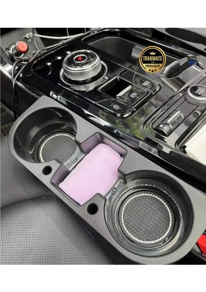 Ford Transit 2013-2014-2015-2016-2017-2018-2019 Araç Içi Koltuk Arası Bardak Tutucu & Başlık Askılı Bardaklık Organizer – Siyah, 26.5X8X9.5 cm – Pratik Eşya Düzenleyici fiyatları