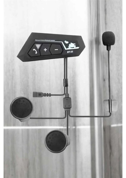 Interkom Intercom Kask Kulaklık BT22 Bluetooth Motosiklet Kulaklık 5.0 Bluetooth modelleri
