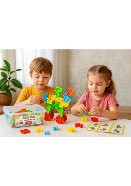 Puzzle Blocks Dinamik Puzzle Kutulu Zeka Oyunları Küçük Boy 32 Parça modelleri