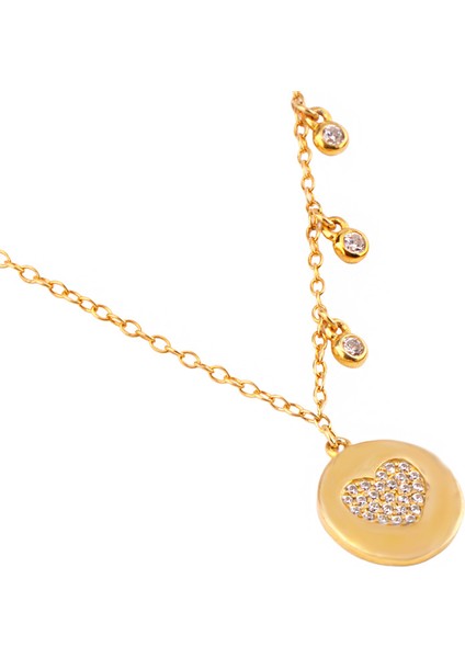 Kalp Gümüş Kolye MS3351 fiyatları