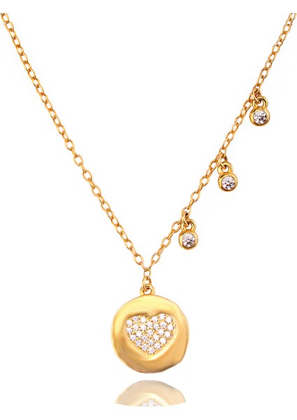 Kalp Gümüş Kolye MS3351 modelleri