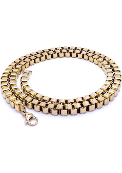 Kare Arnavut Çelik Kolye 6mm 3351CEK032