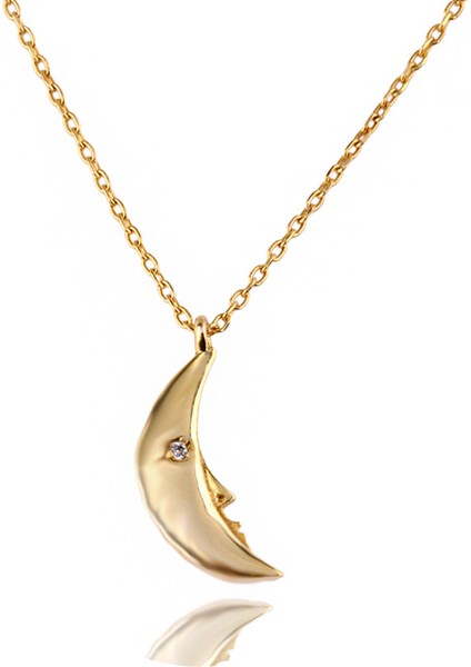 Ay Gümüş Kolye MS3367 modelleri