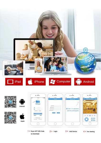 8mp Xmeye Icsee 16 Kanal Kayıt Cihazı Nvr 4K