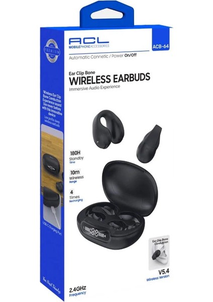 Acb-64 5.4 Versiyon Yüksek Ses Kaliteli Kulak Içi Bluetooth Kulaklık fiyatları