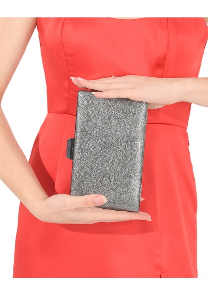 Antrasit Renk Kristal Desenli Mat Deri Abiye Çanta Gece Çantası Nişan Düğün Çantası El Yapımı fiyatları