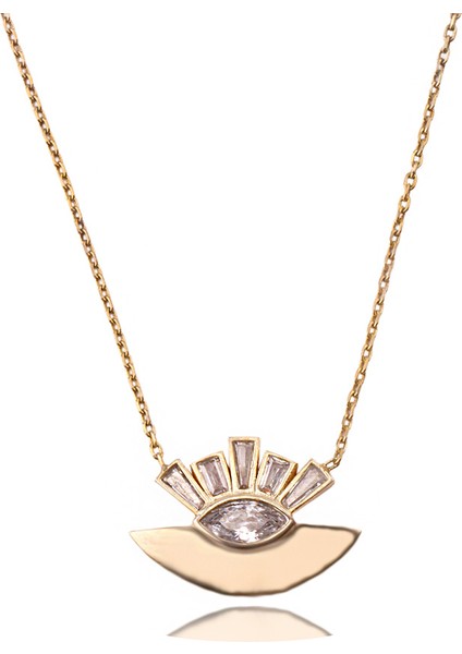 Göz Gümüş Kolye Ms3223