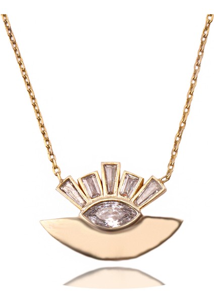 Göz Gümüş Kolye Ms3223 fiyatları