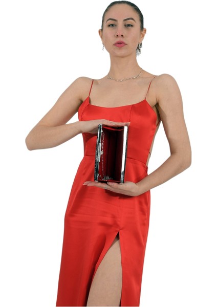 Siyah Renk Kırışık Rugan Abiye Çanta Düğün Nişan Gece Çantası El Yapımı indirimleri