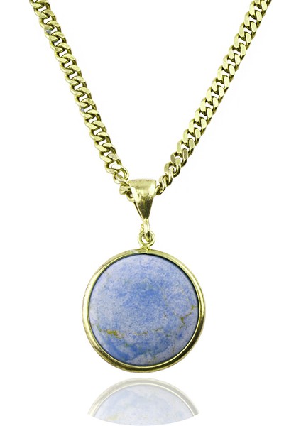 Turkuaz Gümüş Kolye Ms3326