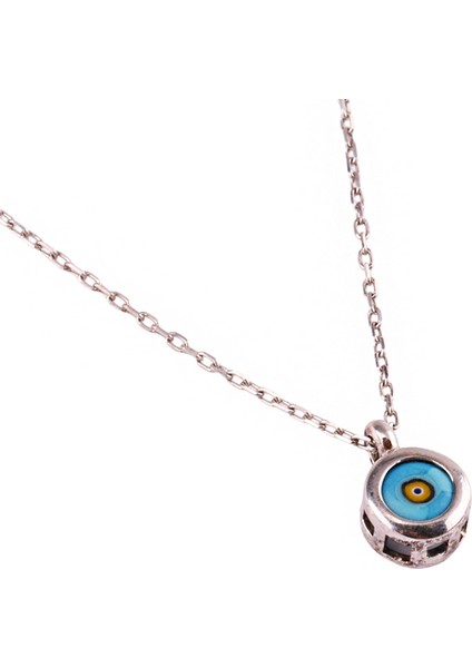 Nazar Boncuğu Gümüş Kolye MS3335 fiyatları