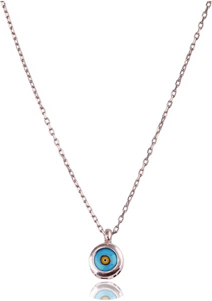 Nazar Boncuğu Gümüş Kolye MS3335 modelleri