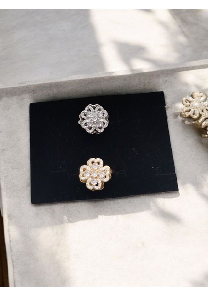 360 Derece Dönen Çiçekli Kalp Modeli Çelik Yüzük fiyatları