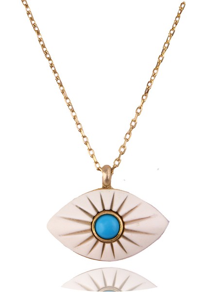 Göz Gümüş Kolye Ms3267