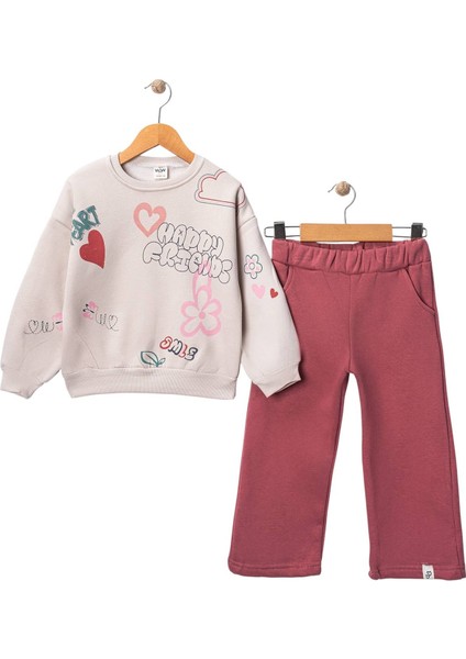 Kız Baskılı 5/8 Yaş 3 İp Eşofman Takım fiyatları