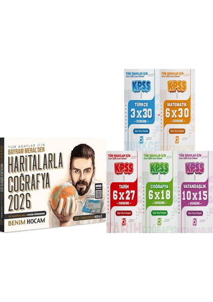 2026 Tüm Adaylar Için Haritalarla Coğrafya Konu Anlatımı - 5 Ders 31 Deneme