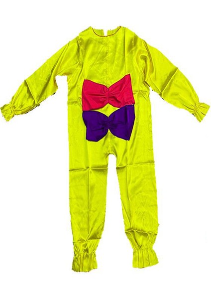 Zeroshop Çocuk Boy Saten Palyaço Kostümü