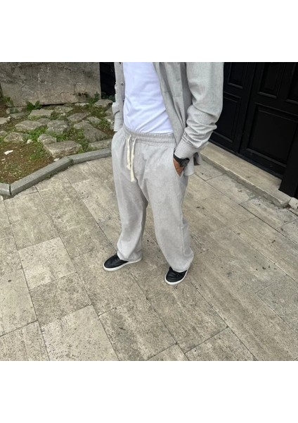 Erkek Kadife Oversize Alt-Üst Takım