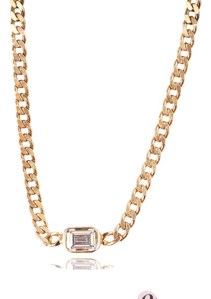 Baget Gümüş Kolye Ms3324