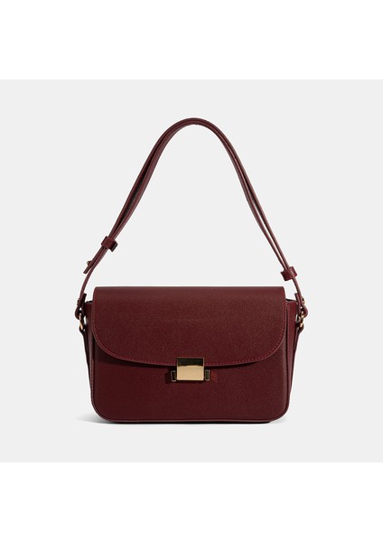 Kadın Bordo Omuz Çantası