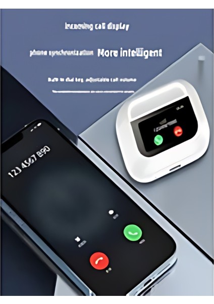 FB13 Dokunmatik Ekran Gps Airbuds 4K Anc Enc Bluetooth Kulakiçi LCD Ekranlı fiyatları