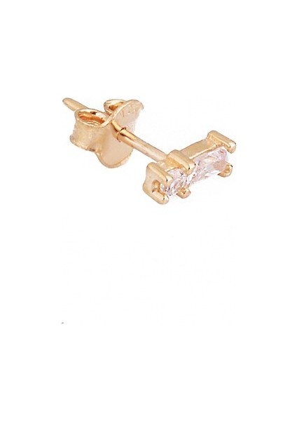 Tu Gümüş Küpe Ms2501, 925 Ayar Gümüş Küpe, Tek Küpe