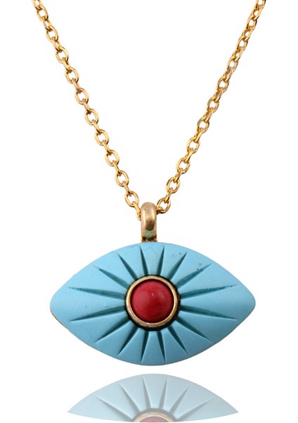 Göz Gümüş Kolye MS3266 modelleri