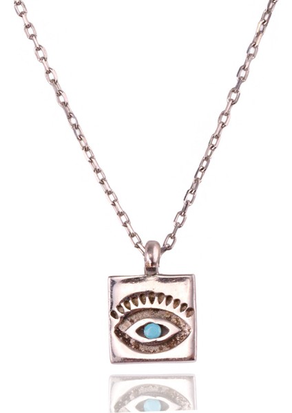 Göz Gümüş Kolye Ms3334