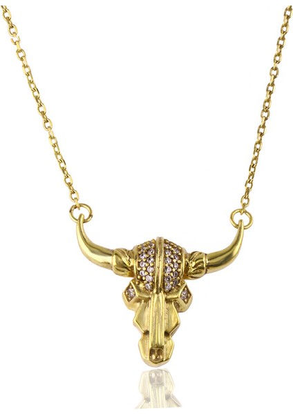 Boğa Gümüş Kolye Ms3315