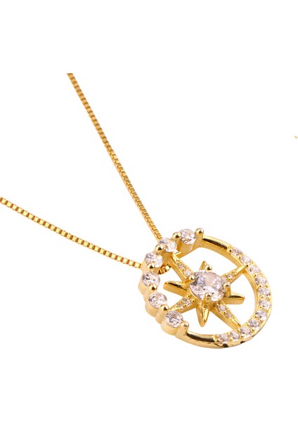 Kutup Yıldızı Gümüş Kolye Ms3307 fiyatları