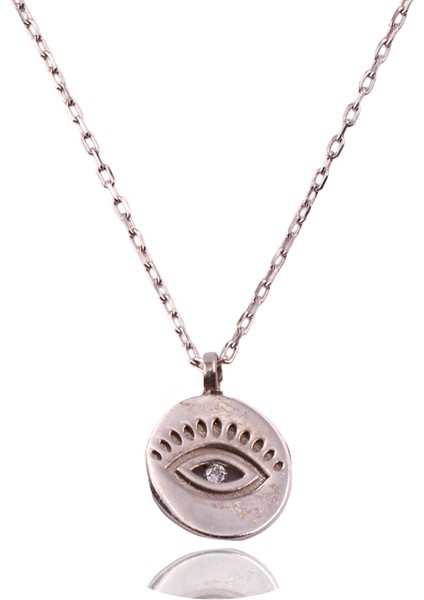 Göz Gümüş Kolye Ms3332