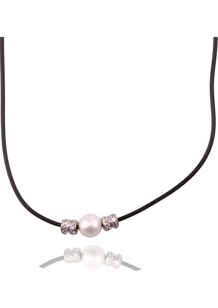 İnci Şık Gümüş Kolye Ms3319