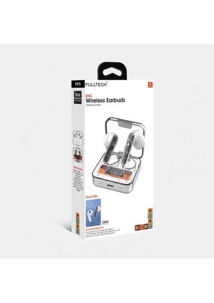 FB15 Enc Çevresel Gürültü Önlemeli 280 Saat Bekleme Süreli , Kablosuz Kulaklık fiyatları