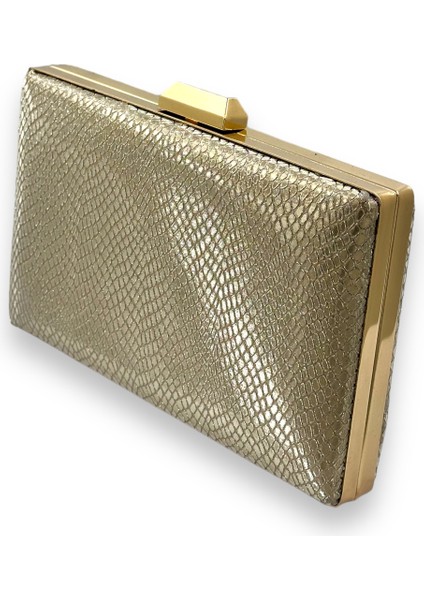 Altın Dore Renk Lazer Desenli Abiye Çanta Gece Çantası Düğün Nişan Kına Çantası Portföy Clutch fiyatları