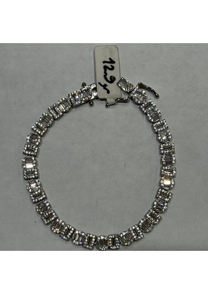 Monci S 6 Gümüş Bileklik Ms3297, 925 Ayar Kadın Gümüş Bilejklik, Şık Bileklik