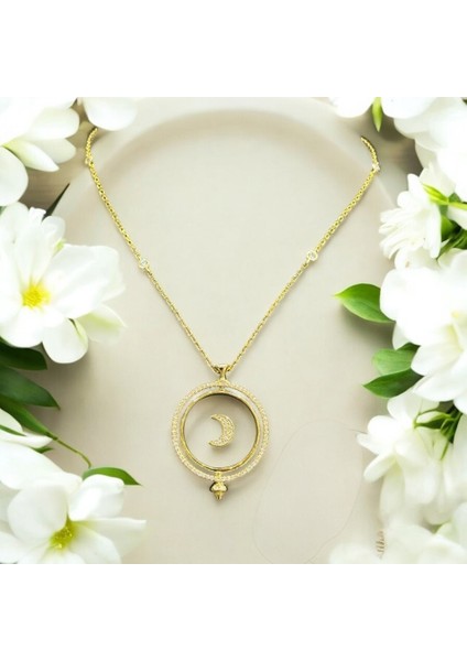 Ay Gümüş Kolye Ms3244 fiyatları