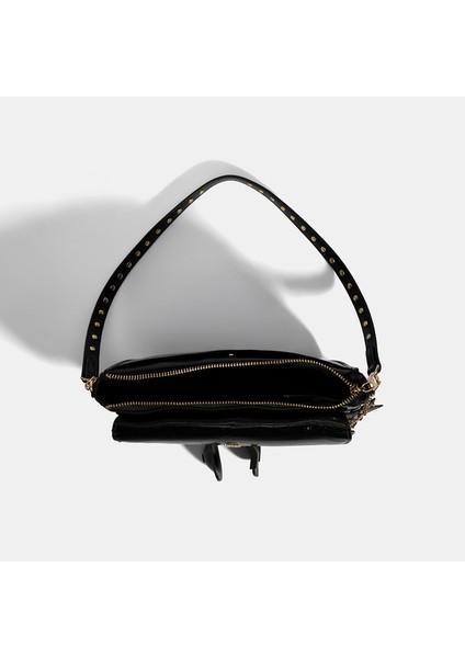 Kadın Siyah Yıldız / Kalp Charm Aksesuarlı Omuz Çantası indirimleri