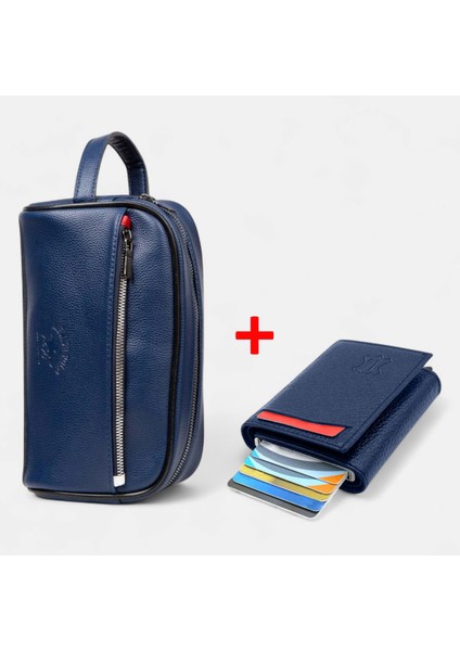 Suni Deri El Çantası Makyaj Çantası Mekanizmalı Cüzdan LD612