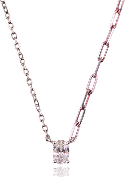 Minio 3 İthal Gümüş Kolye Ms3278